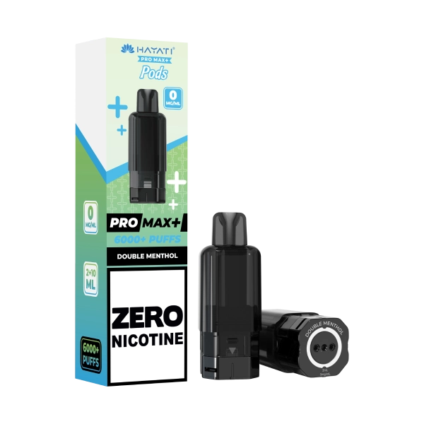 Double Menthol Hayati Pro Max Plus 6000 Prefilled Pod Zero Nicotine